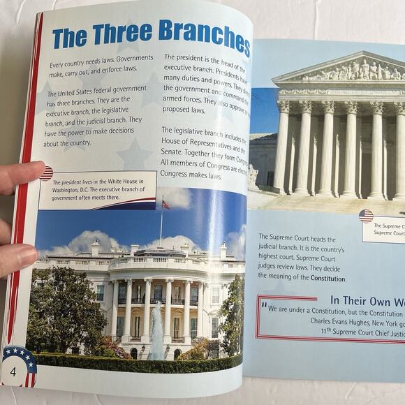 What Is the Judicial Branch by Ellen Rodger Paperback Educational Book - Picture 5 of 9